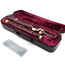 1Dayship YAMAHA YRT-43 Tenor Recorder Flute Baroque Type Musical insturement Bro picture
