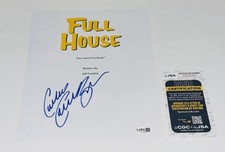 CANDACE CAMERON BURE SIGNED FULL HOUSE PILOT SCRIPT JSA COA picture