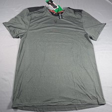 Spyder Active Shirt Men's Size XL Gray Short Sleeve Performance picture