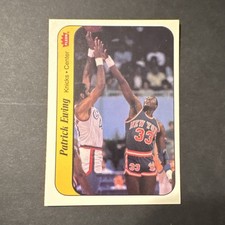 FLEER 1986-87 Stickers Patrick Ewing Rookie #6, New York Knicks. picture