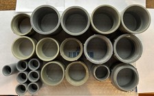 1 LOT OF 24 VARIOUS MIXED PVC COUPLINGS. See Description And Photos picture