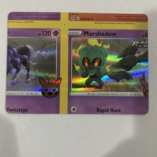 Pokemon Error Marshadow Holo Trick Or Trade Set NFC (non Factory Cut) - K214 picture