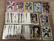 Huge 2026 1st Bowman Chrome U NCAA NIL Football Card Lot XRC Numbered Parallel picture