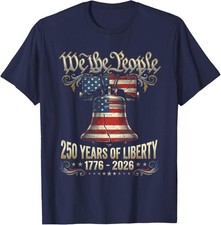 250 Years American 250th Anniversary USA Patriotic 4th July Unisex T-Shirt picture