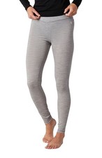 $90 Smartwool Women's All Season Merino Base Layer Leggings- Light Gray- Medium picture