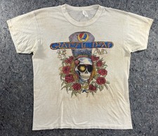 Vintage 1988-1989 Grateful Dead Winter Tour T-Shirt Tee Jays Large Dead Concert picture