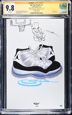 Do You Pooh?#1 CGC 9.8 Signature Series Sajad Shah Signed Sketch Air Jordan C2E2 picture