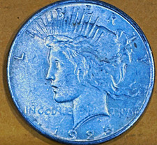 1923 $1 Peace Dollar Philadelphia Business Strike KM#150 0.9 Silver picture
