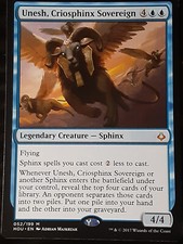 Unesh Criosphinx Sovereign , Hour of Devastation ,Light play, MTG ,FREE SHIPPING picture