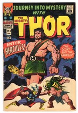 Journey Into Mystery 124 1966 Marvel Comics VG/F 5.0 Thor Zeus Odin Hercules picture