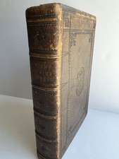 John Bunyan's Pilgrim's Progress Vintage Leather Hardcover Antique 1850 Bogue picture