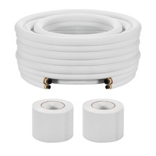 VEVOR 100ft Mini Split Line Set, 3/8” & 5/8” OD Copper Tubing for AC picture