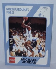 1989 Michael Jordan #18 Collegiate North Carolina's Finest Tar Heels Coca Cola picture