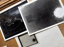 NASA Voyager 1 last photo of Earth, Venus & Sun w/ ORIGINAL negative 1990 picture