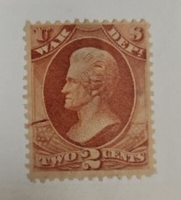 RARE 1873/1879 U.S. MINT MH OG STAMP #O16 OR O97, ANDREW JACKSON picture