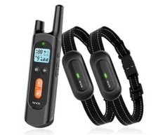 NVK TC-16 Dog Training Shock 2 Collar Set - Black picture
