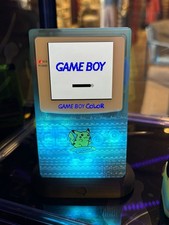 Custom Surfing Pikachu Gameboy Color GBC OLED W/ USBC Charging Battery picture