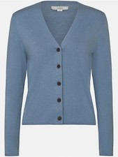 NEW, Vince Slim Button Front Wool Bend Cardigan in Blue Sz S #S7629 picture
