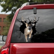 LARGE-SIZED CAR DECALS - DEER - 2 CHOICES picture