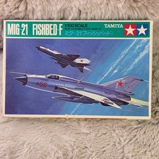 Tamiya MiG-21 Fishbed-F 1/100 Scale Plastic Model Kit PA1009 Made in Japan picture