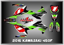 2016 KAWASAKI KX450 KX 450F CUSTOM MADE FEAR ME GRAPHIC KITS DECAL picture