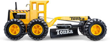 Tonka Steel Classics Road Grader Made w/ Steel & Sturdy Plastic, Yellow Toy New picture
