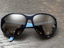 Vintage RAY BAN ARCADIA White / Blue Frame Lenses Ski B&L Sunglasses Rare EUC picture