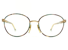 Vintage Emilio Pucci Eyeglasses Frames EP 05 A0I Purple Blue Gold 52-17-135 picture