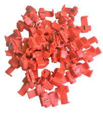 U.S.A. Red Solderless Wire Quick Splice Connector - 18-22 Gauge - 50 Pack picture