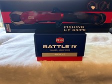 COMBO PACK*PENN BattleIV 4000HS*NEW HIGH SPEED MODEL*ABU GARCIA FISH LIP GRIP* picture