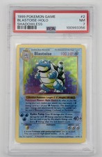 1999 POKEMON BASE SET SHADOWLESS #2 BLASTOISE-HOLO PSA 7 🔥 picture