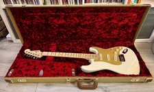 Fender Custom American Deluxe Stratocaster Olympic White UPGRADES G&G USA Strat picture