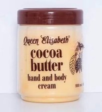QUEEN ELIZABETH COCO BUTTER HAND,FACE AND BODY JAR CREAM 500ML 16.90 FLOZ... picture