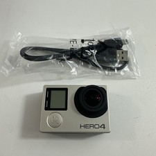 GoPro HERO4 Action Camera - Silver - Tested - No SD Card picture