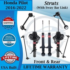 KYB OEM Front & Rear Struts W/Sway Bar Links For 2016-2022 Honda Pilot picture