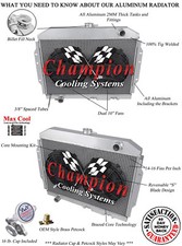 ER Champion 3 Row Radiator W/ 2 10