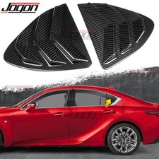 Real Carbon For Lexus IS350 300 500 F Sport 21+ Quarter Side Window Louver Cover picture