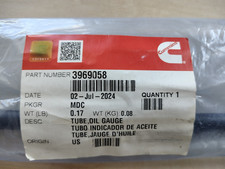 3969058 OEM Cummins Oil Gauge Tube for 8.9L ISC/ISL picture