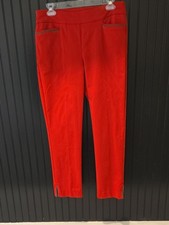 Red Women's Stretch Straight Leg Pants picture