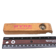 Vintage Hyde No. 78 Speedster Scraper Wood Handle Paint Tool Made in USA picture