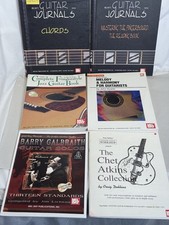 Chet Atkins Collection Mel Bay Guitar Books 6 Lot Fingerstyle Jazz Chords CD picture