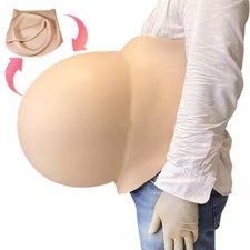 Inflatable Style Twins Oversized Pregnant Belly Silicone Fake Belly For Cosplay picture