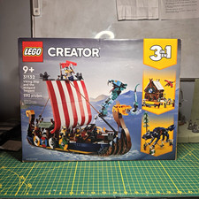 LEGO Creator 3 in 1 31132 Viking Ship & Midgard Serpent Set 1192 pcs picture