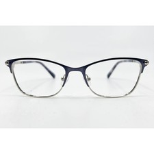 Nine West Eyeglasses Womens Purple Silver NW8013 460 Cat Eye 49-16-135 picture