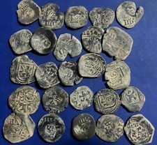 1600s Spanish colonial Pirate Shipwreck Cob old Coin Era 1u AUTHENTIC GUARANTEED picture