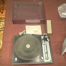 Thorens TD 160 MKII Belt Drive Turntable Black/Silver :  picture