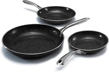 Granitestone Ceramic Nonstick Frying Pan Set 3pc 8/10/12 inch, Non Toxic Skillet picture