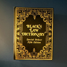 Black's Law Dictionary Special Deluxe Fifth 5th Edition 1979 picture