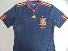 Adidas Spain 2010/11 Away Jersey Size Medium Commemorative Game Text picture