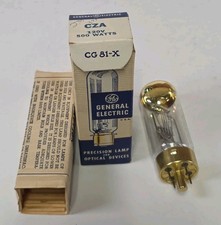 GE General Electric CZA 120V 500 Watts CG 81-X Projector Blub Lamp NOS picture